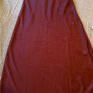 Elegant Burgundy Women's Skirt